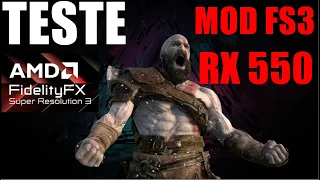 Teste Mod FS3 na RX 550.