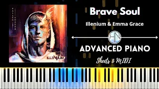 Illenium & Emma Grace - Brave Soul (Advanced Piano Tutorial + Sheets & MIDI)