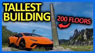Forza Horizon 5 : Climbing The TALLEST Building!! (FH5 Drift Tower)