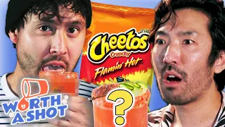 Pro Mixologist Tries To Make A Hot Cheetos Cocktail  • Worth A Shot