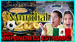 MEXICO🇲🇽 MUNDIAL🏆 2026 reaction ¡Sus ESTADIOS serán PROTAGONISTAS de SEMIFINALES😱! Cubanas reaction