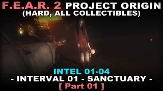 FEAR 2: Project Origin Walkthrough part 1 ( Hard, 100% collectibles, No commentary ✔ ) Sanctuary