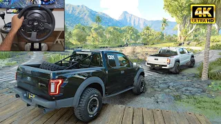 Ford F150 Raptor & Toyota Tacoma | Offroading | The Crew Motorfest | Thrustmaster T300RS gameplay