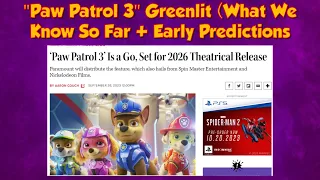 "Paw Patrol 3" Greenlit (What We Know So Far + Early Predictions)