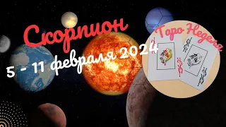Scorpio Tarot Weekly from February 5 to 11, 2024 horoscope forecast