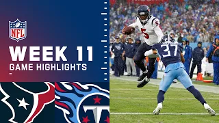 Texans vs. Titans Week 11 Highlights | NFL 2021