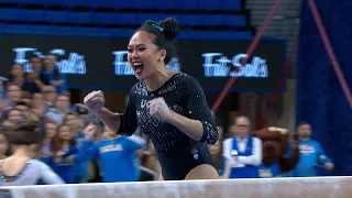 Recap: No. 3 UCLA women's gymnastics shines on beam and floor to roll No. 8 Oregon State