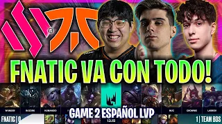 FNATIC QUIERE IR A MONTPELLIER! | BDS vs FNC Game 2 RESUMEN LEC SEASON FINALS 2023 LVP ESPAÑOL