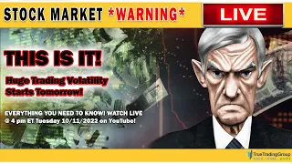 THIS IS IT! Will the Stock Market Crash or Rally Tomorrow? Find Out Why It DOES NOT MATTER - LIVE!
