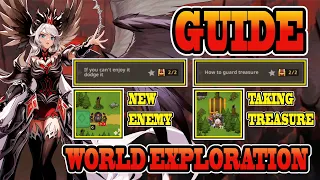 Guardian Tales World Exploration - New Stage, New Enemy -  Guide of taking Treasure