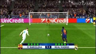 FC BARCELONA vs REAL MADRID | Penalty Shootout | PES 2017 Gameplay