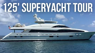Touring an $11,000,000 SuperYacht Made in the USA | 2011 125' Northcoast Yachts Super Yacht Tour
