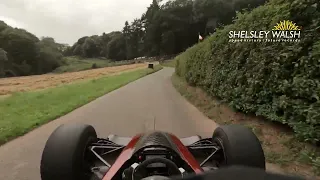 The FASTEST ever run up Shelsley Walsh. Sean Gould in 22.37 seconds.