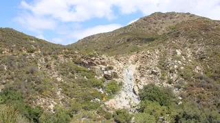Tenaja falls from highway 74 (Cleveland National forest)