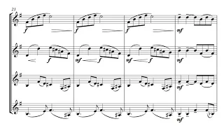 Cant Help Falling in Love Clarinet Quartet Arrangement