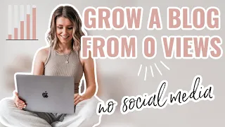 How to Grow Your Blog from 0 Views and 0 Followers | *no social media* how to grow a blog in 2022