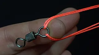 Only 10% of fishermen know this knot. A simple fishing knot that every angler should learn