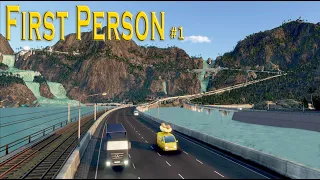 A DESCIDA DA SERRA FIRST PERSON #1 - Palms Cities Skylines