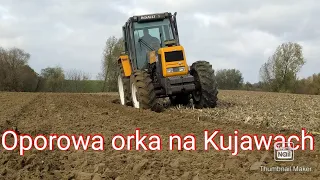 🔥Opór na kujawach🔥Czyli orka  Renault 133.54 i Kverneland