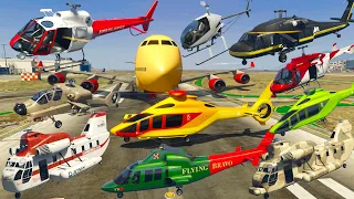 GTA V: Every Helicopters Autumn Fall Best Extreme Longer Crash and Fail Compilation