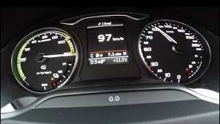 Audi A3 1.4 TFSI e-tron 204 HP 0-100 km/h acceleration