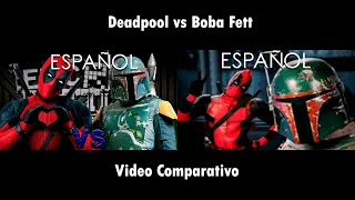 Deadpool vs Boba Fett. Comparación Lado a Lado