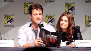 Comic-Con 2010 - Castle Panel - Nathan Fillion Reads a page of a Rick Castle Book