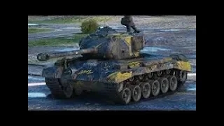 World of Tanks T26E3 Eagle 7  American tier 7 premium medium tank 8 kill