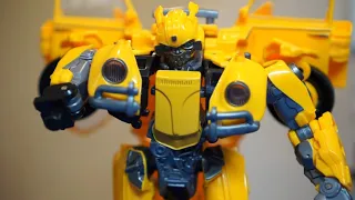 Bumblebee Robot transformer beetle car kids toys fun | Black decepticon truck