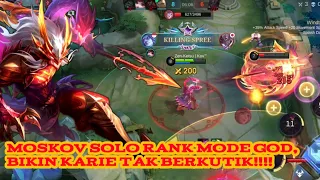 Moskov Solo RANK Pake Item Critical, Bikin Karie tak Berkutik!! - Mobile Legends