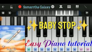 Baby Stop||Altajmusic ||Easy Piano tutorial||Baby Stop Piano tutorial||#piano #music #babystop