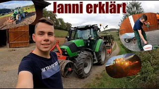 Hessen Farmvlog #34 Janni erklärt/ wie Stelle ich eine Sämaschine ein!?