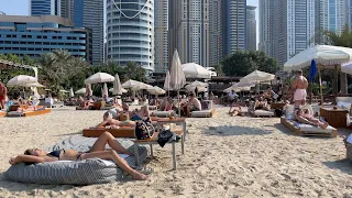 A walk through Barasti Beach Club | Trip to Dubai, UAE 2021