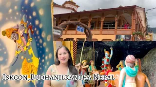 Visit to Budhanilkantha Isckon🦚||Nepal||Hare krishna||