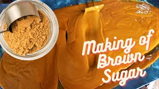 BROWN SUGAR TRADITIONAL MAKING PROCEDURE - HOW TO MAKE BROWN SUGAR WITH SUGAR CANE | Hadia's Cooking