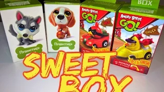 Sweet Box Angry birds GO Энгри Бердс и Свит Бокс Пушистики открываем Сюрпризы