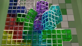 Flying Tetris Block - Softbody Tetris 18