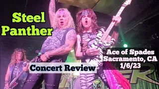 Steel Panther Concert Review Ace of Spades 1/6/23 Sacramento, CA