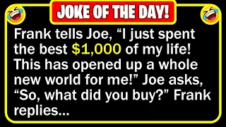 🤣 BEST JOKE OF THE DAY! - Frank is excited to see Joe and tell him about... | Funny Clean Jokes