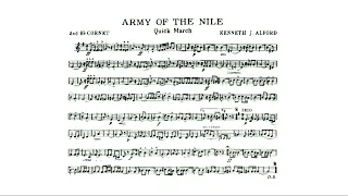 The Army Of The Nile March (Kenneth J. Alford) - 2nd B-flat Cornet