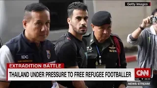 Calls growing for Thailand to free refugee footballer Hakeem Al-Araibi