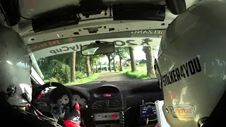 Vechtdal rally 2021 KP8 onboard Peugeot 206 rally cup [P. van Teunenbroek & V. Müller]