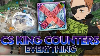 HE COUNTERS EVERYONE! LVL 100 CS KING RETURNS TO DESTROY PVP! | Seven Deadly Sins: Grand Cross