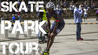 FULL TOUR AROUND THE NAIROBI SKATE PARK |CITY SKATING|NAIROBI SKATERS