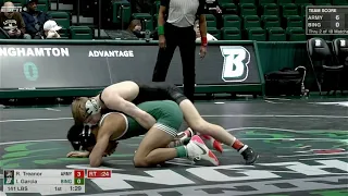 141lbs Logan Brown (Army) vs Ivan Garcia (Binghamton)