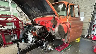 Installing IFS on a 1956 Chevy Pickup. Andrew’s 56 Chevy Build Part Two