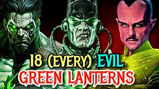 18 (Every) Evil Green Lanterns Of All Time - Explored