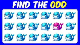 【Easy, Medium, Hard Levels】Can you Find the Odd Emoji out & Letters and numbers in 15 seconds? #106