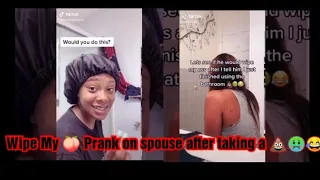 "Wipe My Butt" Prank On My Spouse