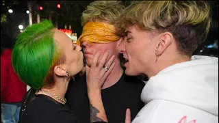 Blind Kissing On New Years!